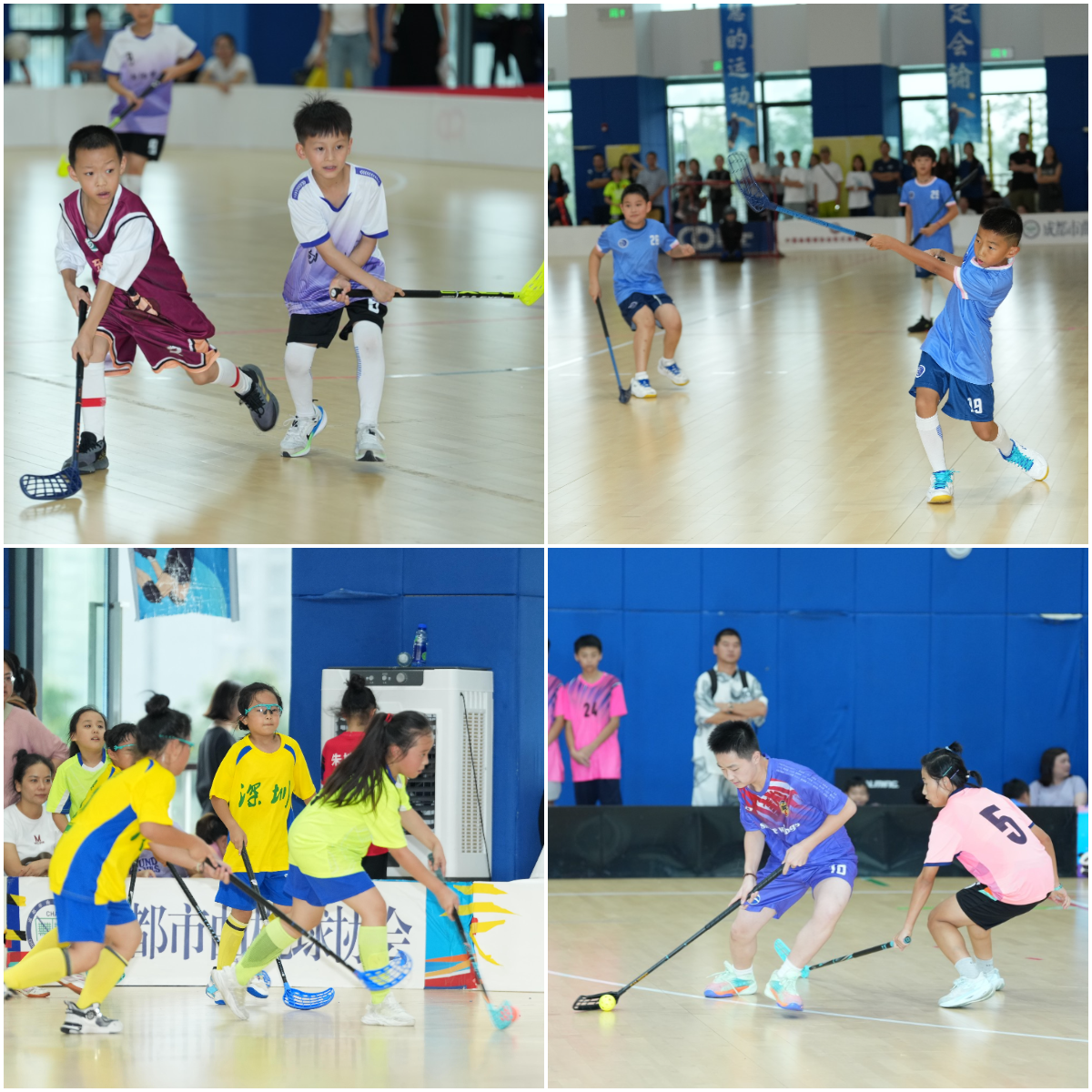 National Youth Floorball League collage