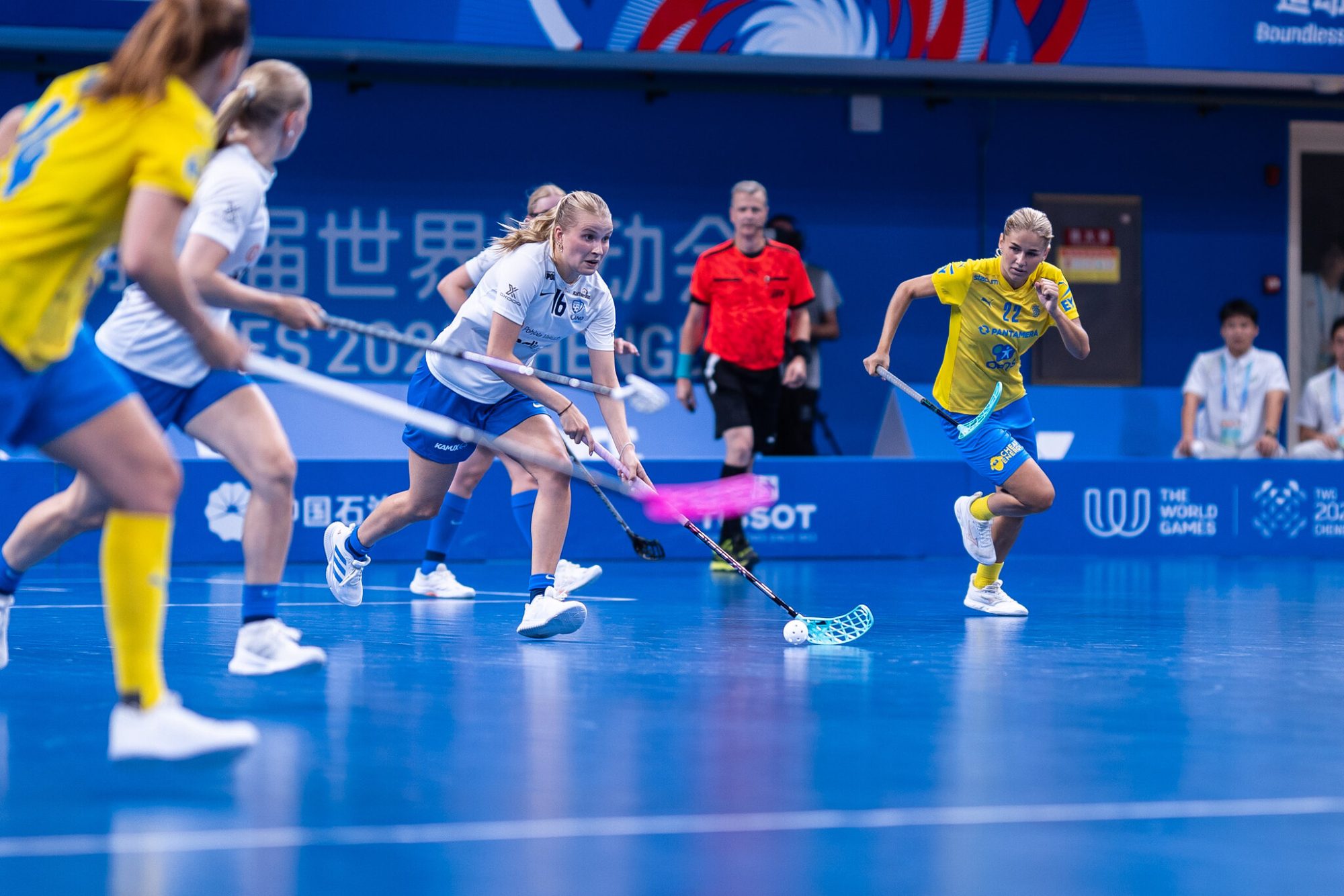 TWG 2025 Sweden v Finland photo by Floorball Frames